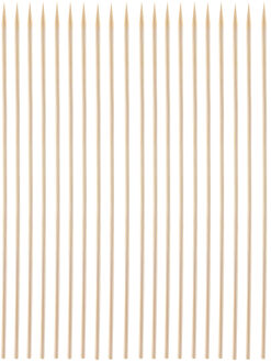 200x Sate prikkers 20 cm - prikkers (sate)