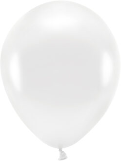 200x Witte ballonnen 26 cm eco/biologisch afbreekbaar - Milieuvriendelijke ballonnen