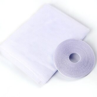 200X150Cm Anti Klamboe Indoor Insect Fly Mosquito Mesh Screen Gordijn Thuis Protector Venster Netto wit net 200x150cm