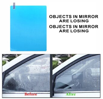 200X175Mm Auto Anti Fog Regendicht Beschermende Side Window Films + Reflecterende Deur Zijspiegel Graphics Stickers Styling decals