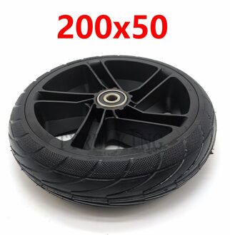200X50 Effen Explosieveilige Band Wiel Voor Xiaomi Ninebot Segway ES1 ES2 ES4 Elektrische Scooter 8X2 Tubeless Tyre Wheel Onderdelen