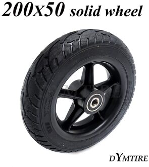 200X50 Effen Wiel Voor Elektrische Scooter 8 Inch Explosieveilige Tubeless Tyre Onderdelen