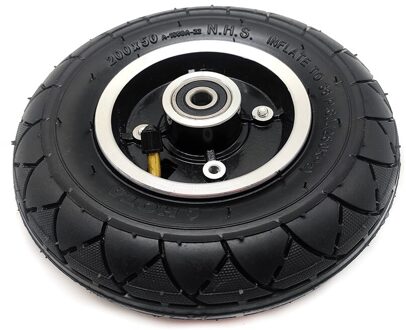 200X50 Voorwiel Band 200*50 Opblaasbare Wiel 8 Inch Binnenste En Buitenste Band Met Lichtmetalen Velg voor Elektrische Scooter Onderdelen