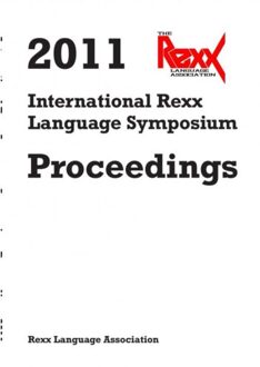 2011 International Rexx Language Symposium Proceedings - Rexx Language Association