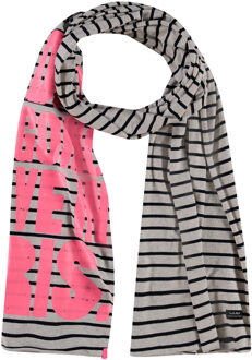 . 20112 nantes scarf off white/dark blue Print / Multi - One size