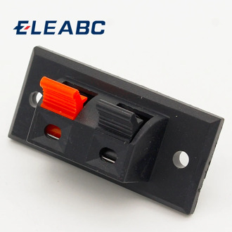 2017 Hot 5 Pcs 2 Positions Connector Terminal Push in Jack Spring Load Audio Speaker Terminals