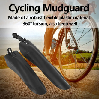 2017 Hot Mountain Bike Bicycle Road Tire Devetail Front Rear Bicycle Bike Front / Rear Mud Guards Mudguard Fenders Set Newest