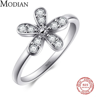 2018 New Fashion Original Elegant Solid 925 Sterling Silver Flower Ring Clear 5A CZ Hight Quality Wedding Jewelry For Women