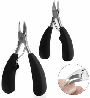 2018XIN/1 stks Zwarte Teen Nagelknipper Roestvrij Staal Tang Tang Voor Dikke Teen ClipperA0066XX