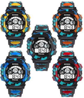 2019 Children Watch Kids Boy Girl Waterproof Multifunction Waterproof Sports Electronic Watch Watches Select Gift for kid Q