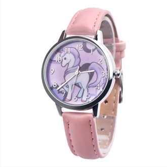 2019 Fashion cute girls Animal unicorn design Children Watch Quartz Jelly Kids Clock boys Students Wristwatches Relogio clock
