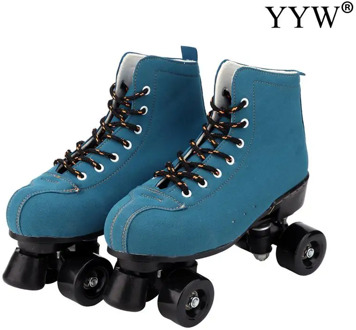 2019 Girls Women Kids Children Roller Skates Skating Shoes Sliding Quad Sneakers 4 Wheels 2 Row Line Outdoor Training Gym Sports