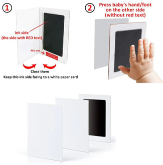 2019 Hiigh Quality 2PCS Baby Footprints Handprint Ink Pads Safe Non-toxic Ink Pads Kits For Baby