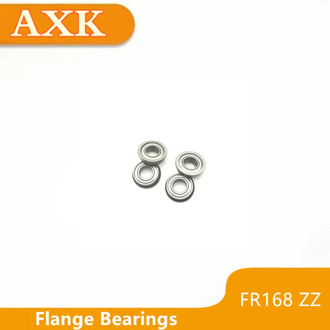 2019 Hot Sale Free Shipping 10 Pcs Fr168zz 6.35*9.525*3.175mm Fr1682z Flanged Bearings 1/4 X 3/8 1/8 Inch Flange Ball Rif-614zz
