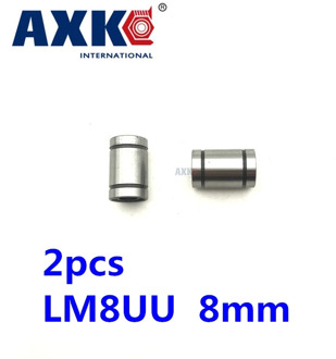 2019 Linear Rail AXK Cnc Router Parts Free Shipping 2pcs/lot Lm8uu Linear Bushing 8mm Ball Bearing 3d Printer Parts Lm8 Cnc