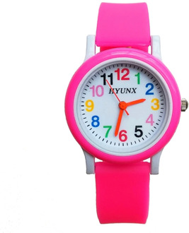 2019 New Arrival quartz children watch Silicone Band learn to time number watches kids christmas gift Digital electronics Watch