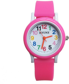 2019 New Arrival quartz children watch Silicone Band learn to time number watches kids christmas gift Digital electronics Watch