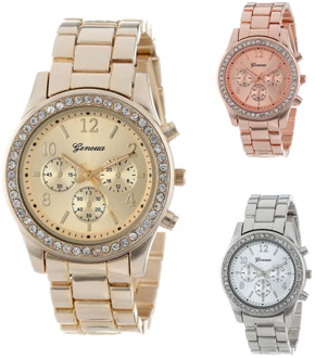 2019 New Geneva Classic Luxury Rhinestone Watch Women Watches Fashion Ladies Women's Clock Reloj Mujer Relogio Feminino Q09