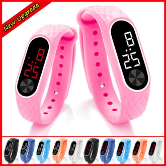 2019 New Stylish Children's LED Digital Sport Watch Boys Girls Unisex Women Men Electronic Silicone Bracelet Wrist Watch