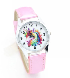 2019 New unicorn desgin kids cartoon Fashion Watches Quartz childrens Jelly boy girl Students Wristwatch relogio kol saati clock