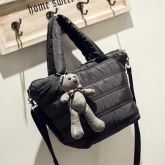 2019 NEW Winter Women's Handbag Fashion Down Jacket Bag Soft Space Cotton Bags Ladies Cotton Padded Shoulder Bag Crossbody Bags