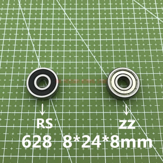 2019 Real New 10pcs/lot 628 628zz 628rs 628-2z 628z 628-2rs Zz Rs Rz 2rz Deep Groove Ball Bearings 8 X 24 8mm Abec-5 8*24*8mm