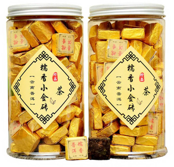 2019 Yunnan Puer Tea Glutinous Rice-flavored BRIC Aroma for Clear Heat and Detoxification