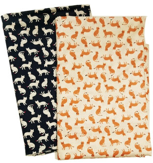 2019NEW 100% Katoen Leuke Kat Afdrukken Twill Poplin Stof Voor Jurk Diy Kleding Beddengoed Set Handgemaakte Naaien Patchwork Stof 50x145cm