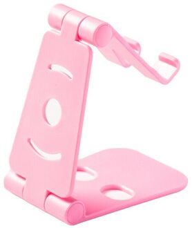 2019New Telefoon Houder Stand Voor Iphone Xs Xr 8X7 6 Opvouwbare Mobiele Telefoon Stand Voor Samsung Galaxy S10 s9 S8 Tablet Stand Desk Roze