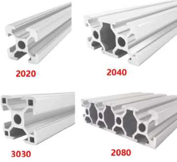 2020 2040 3030 2080 Aluminum Profile 100 200 300 350 400 450 500 550 600 mm Linear Rail Extrusion Extrusion CNC 3D Printer Parts