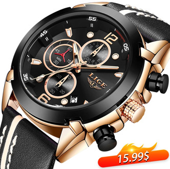 2020 Activity LIGE Fashion Men Watch Top Brand Luxury 30ATM Waterproof Sport Chronograph Quartz Watch Men Relogio Masculino
