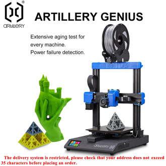 2020！artillery 3d-printer GENIUS 220X220X250mm Size Desktop level High Precision Dual Z axis TFT Screen