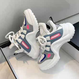 2020 Autumn Woman Platform Sneakers Chunky Casual Shoes Luxury Designers Platform Basket Female Vulcanized Shoes Women Trainers