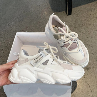 2020 Autumn Women Platform Sneakers Designers Brand Fashion Vulcanize Shoes Woman Mesh Casual Shoes Chunky Trainers Ladies Shoes