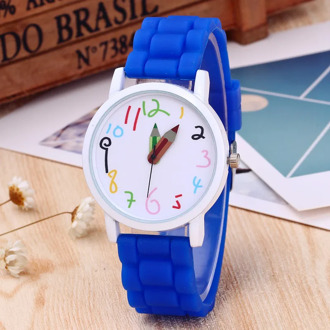 2020 Children Wrist Watches intelligent digital Fashion Kids Watches Pencil pointer Quartz Boys Girl's Students All-Match Watch