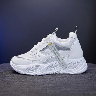 2020 Chunky sneakers Platform Fashion Flower Designers Woman Lace Up sports Casual shoes Mesh Vulcanized shoes Tenis Female