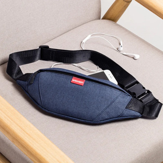 2020 Designer Men Waist Bag Waterproof Oxford Fanny Pack Man Canvas Chest Crossbody Bag Fashion Bum Bag Pochete Men's Waist Pack