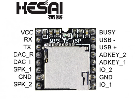 2020!DFPlayer Mini MP3 Player Module MP3 Voice Decode Board Supporting TF Card U-Disk IO/Serial Port/AD for arduino Diy Kit