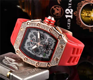 2020 diamond Richard Luxury Quartz Watches Mille Mens Automatic Watch Men's Designer Wristwacth Water Resistant Reloj Hombre