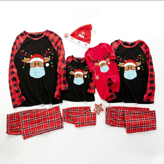 2020 Family Matching Christmas Pajamas New Mom And Daughter Mother Daddy Baby Girl Boy Family Family Look Soft Christmas Clothes