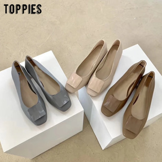 2020 Fashion Brand Low Heels Women Shoes Summer Shoes Ladies Ballet Square Toe Shallow Slip On Loafers