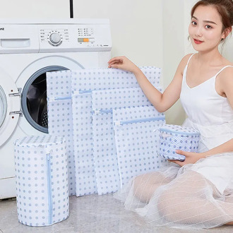 2020 Hot New Laundry Bag For Washing Machine Wash Socks Bra Underwear Folding Clothing Organizer Bag Polyester Mesh Washing Kits