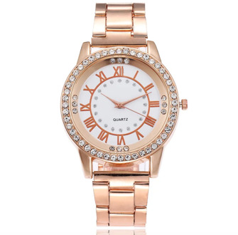 2020 hot sale fashion popular diamond Roman scale stainless steel fashion alloy watch men's and women's watches часы женские