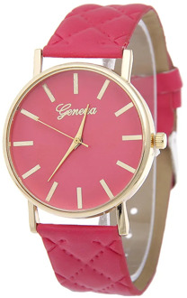 2020 Hot Sale New Geneva Simple Plaid Strap Watch Casual Quartz Watch All-match Ladies Watch Multiple Colors reloj часы женские