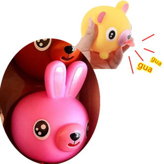 2020 Hot Talking Animal Jabber Ball Tongue Out Stress Relieve Soft Ball Toy for Kids Adult MVI-ing Decompression Toy Vocal Doll