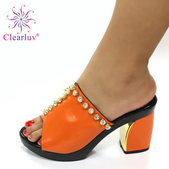 2020 Latest Design High Heels Women Wedding Shoes Nigerian Party Pumps African Sandal Shoes Wedding Shoes Luxury Shoes Women