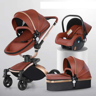 2020 Luxury baby stroller 3 in 1 newborn stroller baby car carriange shell type pushchair High Quality Baby Pram High Landscape