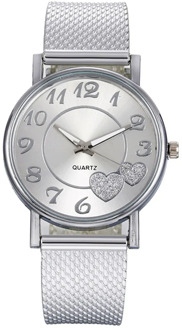 2020 Luxury Brand Women Watches Geneva Ladies Analog Quartz Wristwatch Minimalist Dial Mesh Bracelet Clock Zegarek Damski