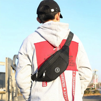2020 Men's Chest Bag Oxford Waterproof Waist Bag Men Fanny Pack Fashion Colorful Chest Bags Travel Purse Phone Pouch Pocket Pack