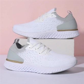 2020 Mesh Women Sneakers Breathable Women Flat Shoes Lightweight Casual Shoes Ladies Lace-up Mujer Chaussures Femme Shoes